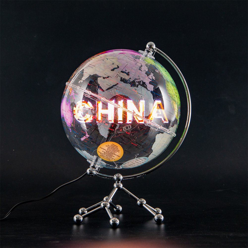 8inch colorful-3 Original Factory OEM Holographic 3D LED Earth Globe Display Hologram Fan Globe - Image 1