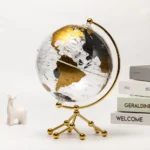 Decorative Round Sphere  Shaped Acrylic World Earth Globe for Office and Home Decor Globes