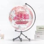 Luxury Colorful Rotating Globe Earth Desktop Lamp Business Gift World Globes Home Decoration Globe