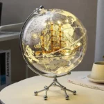 Wellfun Sailboat Earth Ornament New Products Earth Map With Novelty Gifts Globe Earth Globe Decor Globe - Image 3