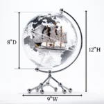 Light and Handy Easy to Carry Small Size Educational World Globes - Image 2