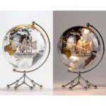 Factory Custom Globe Earth with Metal Stand Geography Educational Toy - Image 5