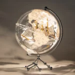 Wellfun Factory Hot Sale 360 Degree Rotating Metal Globe Children's Birthday Gift Transparent Geography Earth Globes - Image 4