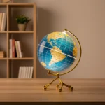 Factory Custom Acrylic Plastic HD Print Earth Rotation Earth World Globes
