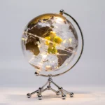 Wellfun Clear Globe Colorful HD Printing Earth Globe With Regional Feature Globes