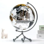 Metal Home Decorative Transparent World Earth Globes - Image 3