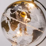 Round Shape Rotating Earth Globe Map for Office Home Decoration - Image 2