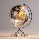 Dropship 8/10 Inches Illuminated World Globe With Metal Stand Gift Globe - Image 2