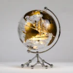 Luxury Colorful Rotating Globe Earth Desktop Lamp Business Gift World Globes Home Decoration Globe - Image 4