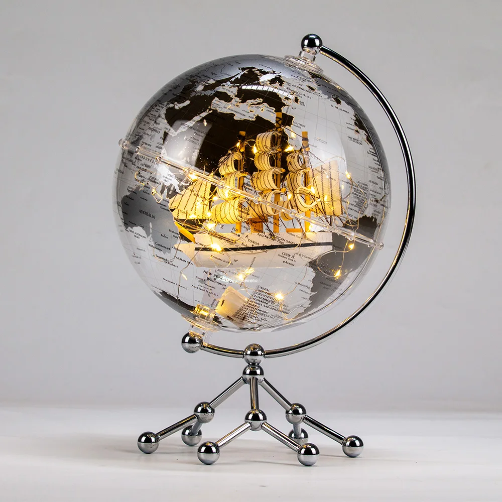 Haba5928f5ff3430d925633be7cfe9d94k.webp Wellfun Desktop Teaching Earth Globe Decorative World Globes - Image 1