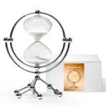 Wholesale 30 Minute Sand Timer Hourglass With Metal Stand Clear Hourglass Timer for Home Decoration - Image 2