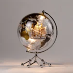Wellfun Office Decor Products 8 Inch Ornamental Traditional Novelty Gifts Globe Earth Globe Decor Globe
