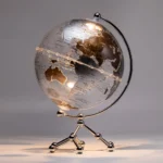 Novelty Gifts Wellfun Golden Interesting for Home Color Table Novelty Gifts Globe Earth Globe Decor Globe - Image 3
