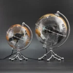 Low Price 20cm Transparent Earth GLobe with 3D Holographic LED Fan - Image 2