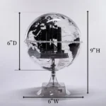 Factory's Landmark Famous Landmark Transparent  Globe Art Deco Home Souvenir Gift Globe