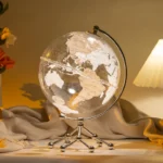 8Inch DIY Globe Light Custom Gloer Earth Desk Acrylic Round HD Printing Surface World Globes