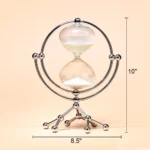 Wellfun Globe Hourglass Timer Decoration Simple Countdown Glass Creative Hourglass - Image 3