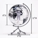 Latest Unique Teaching Resources Globe Model Metal Stand Desktop Clear Earth Globe - Image 3