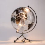 Wellfun 8Inch Creative Office Globe Luminous Night Light Desktop Decoration Earth World Globe Factory Wholesale Globes - Image 4