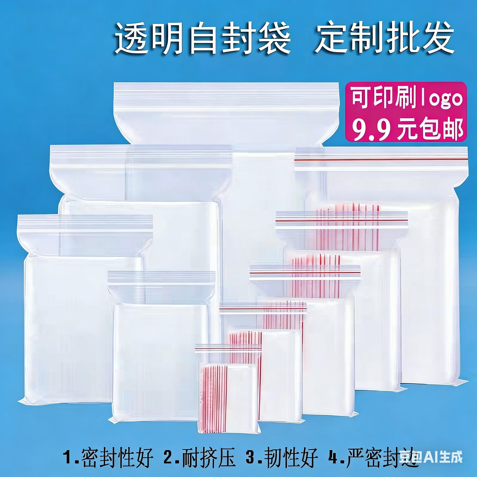 主图1_副本 PE self-sealing bag - Image 1